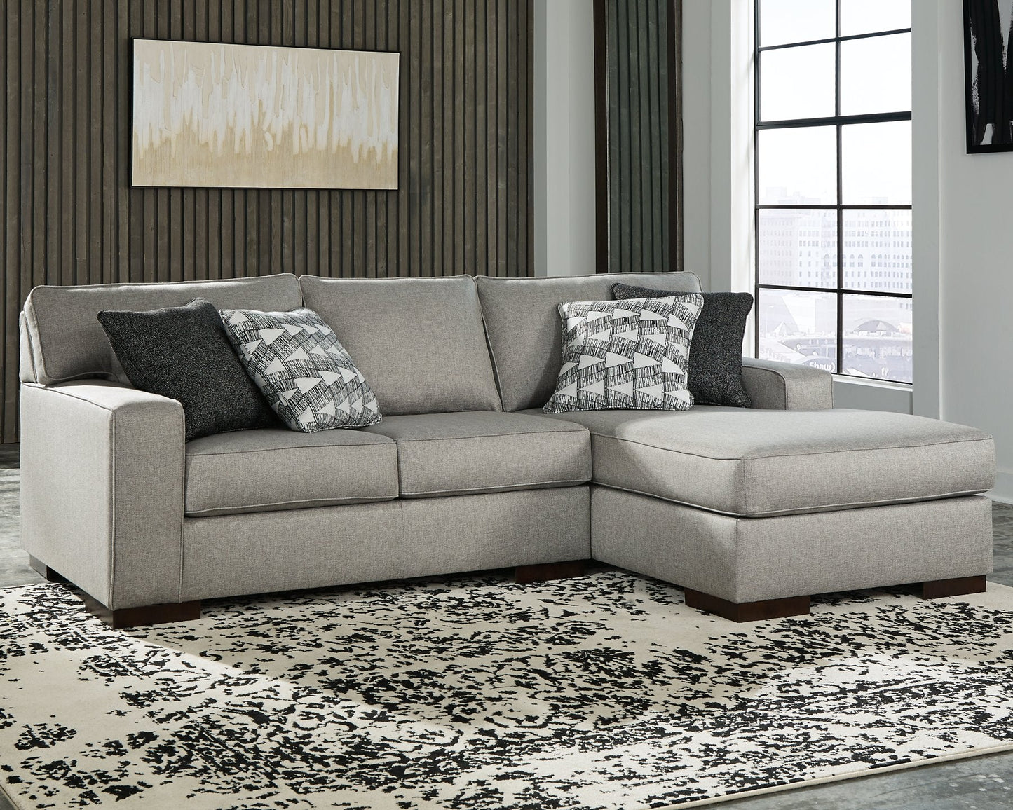 Marsing Nuvella Benchcraft 2-Piece Sectional with Chaise image