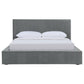 Gregory Upholstered Full Panel Bed Graphite