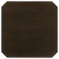 Amaro 3-piece Coffee and End Table Set Dark Brown