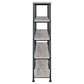 Analiese 4-shelf Open Bookcase Grey Driftwood